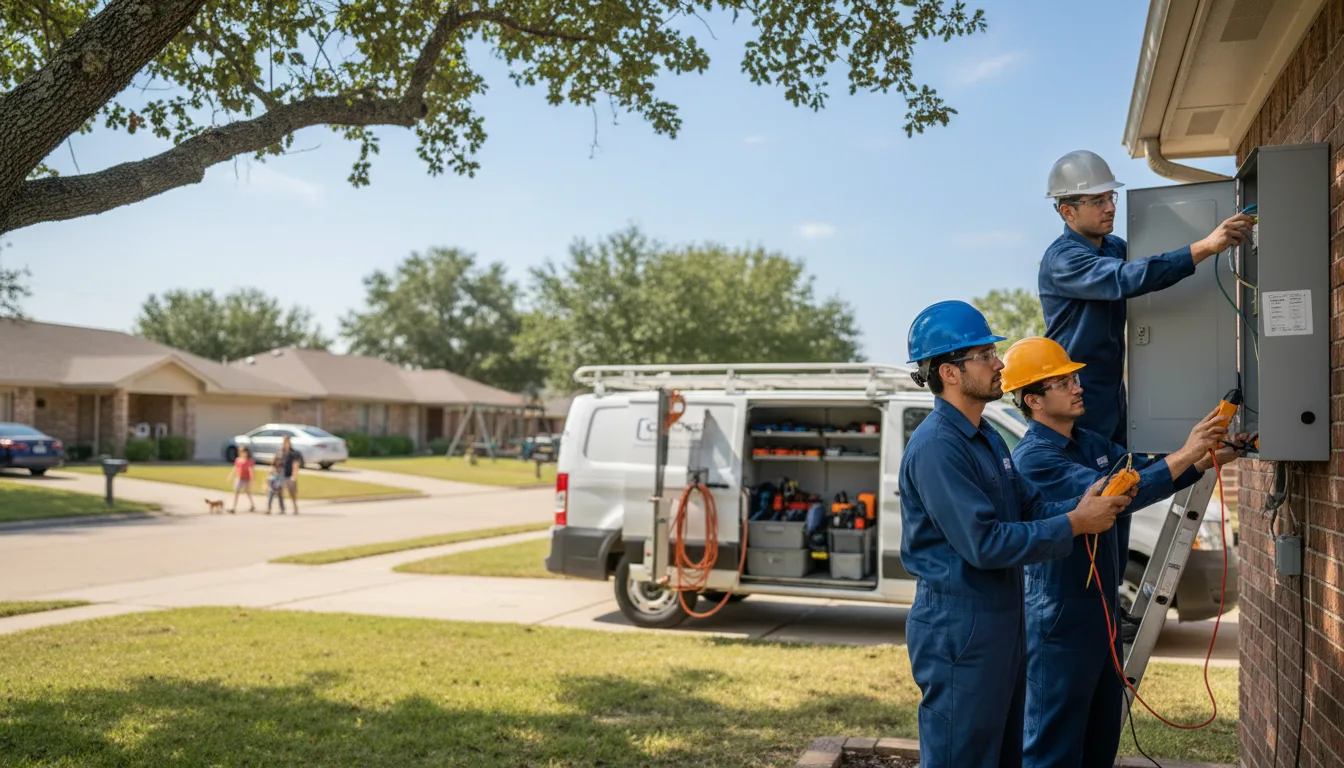 Certified electrician providing emergency electrical services in Saint Georges, DE